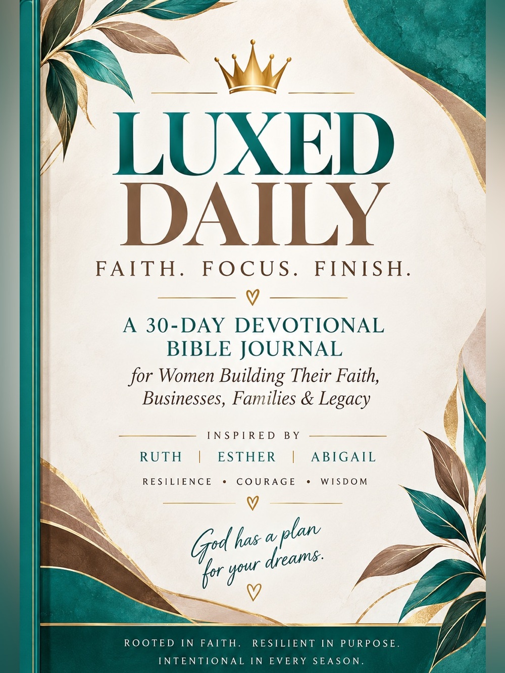 LUXED DAILY Devotional Bible Journal for women